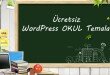 ücretsiz wordpress okul temaları