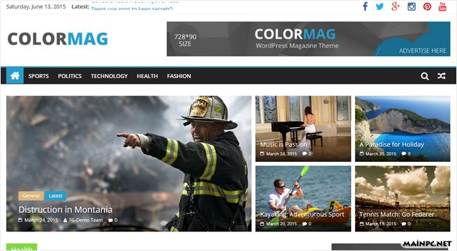 ColorMag Theme