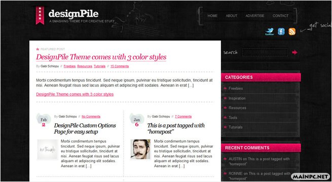 designpile theme