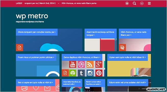 wp metro theme