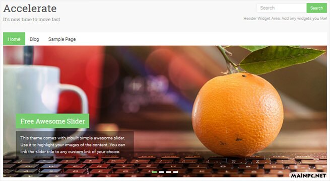 Accelerate Theme