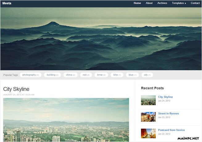 meeta free wordpress theme