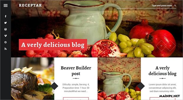 receptar theme
