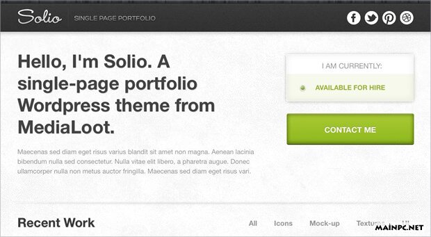 solio theme