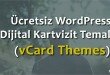 Ücretsiz WordPress Dijital Kartvizit Temaları
