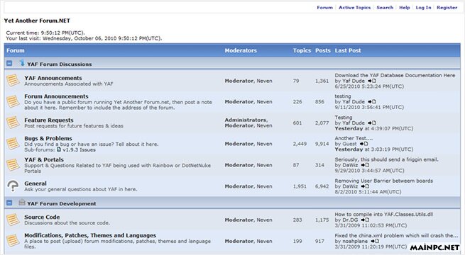 yet another forum