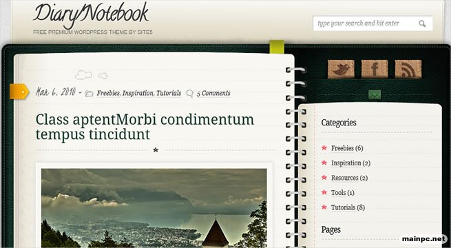 Diary Theme