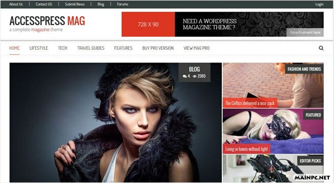 accesspress mag theme