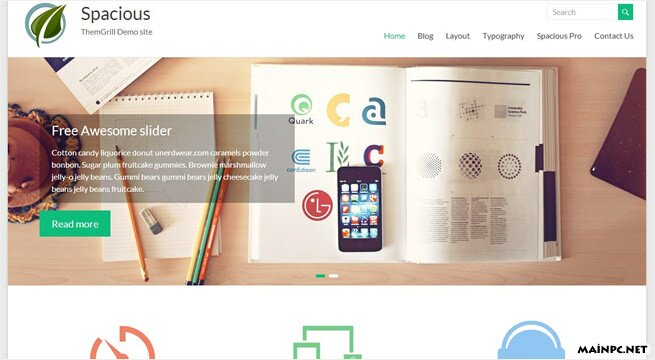 spacious themes