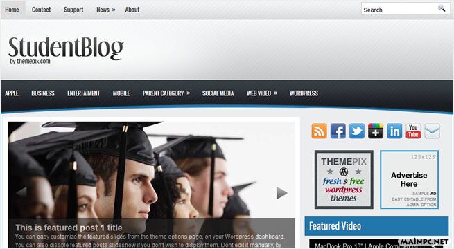 studentblog theme